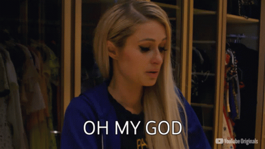 Paris Hilton Saying Oh My God GIF
