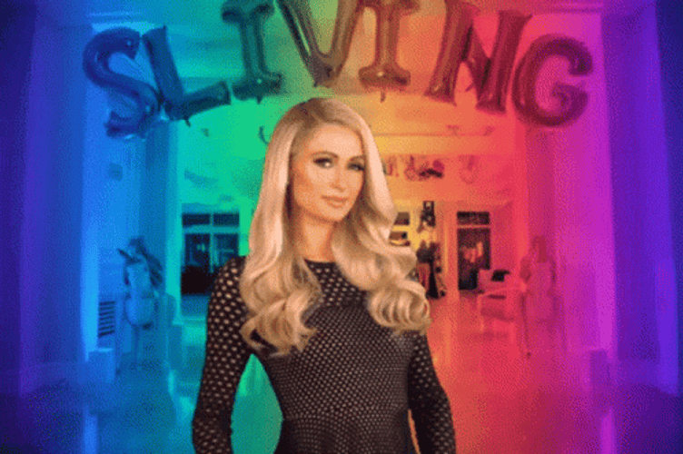 Paris Hilton Sliving GIF
