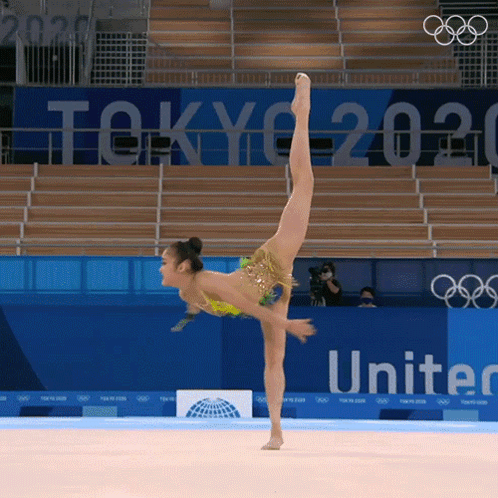 Paris Olympics 2024 Gymnast Turning Around GIF