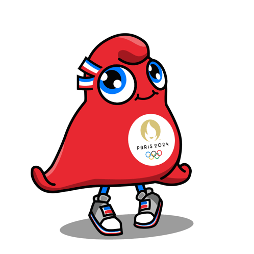 Paris Olympics 2024 Phrye Mascot Inlove GIF