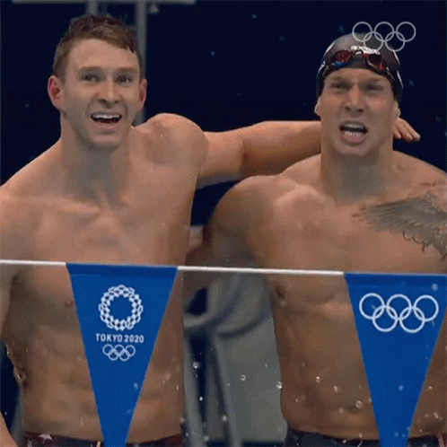 Paris Olympics 2024 Swimmers GIF