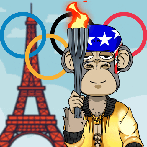 Paris Olympics 2024 Torch GIF
