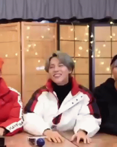 Park Jimin Raise Hand GIF