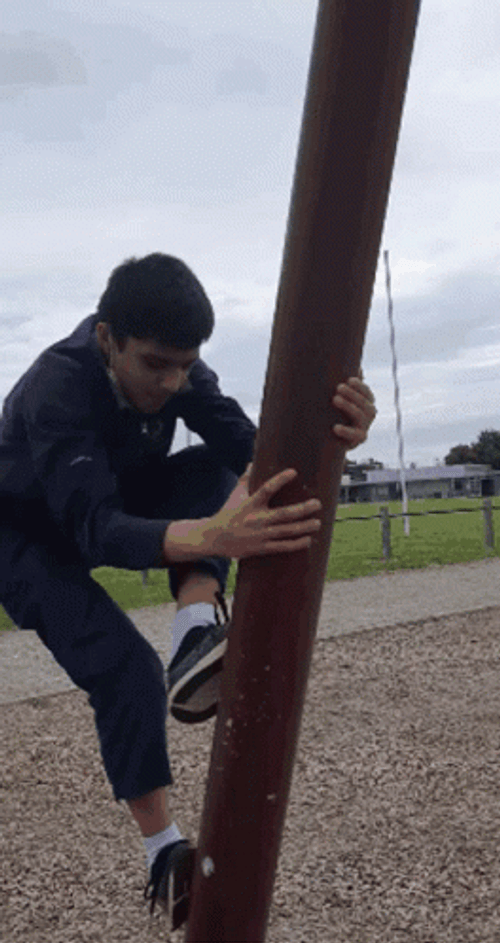 Parkour On A Playground GIF