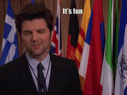 Parks And Rec Adam Scott It Is Fun GIF
