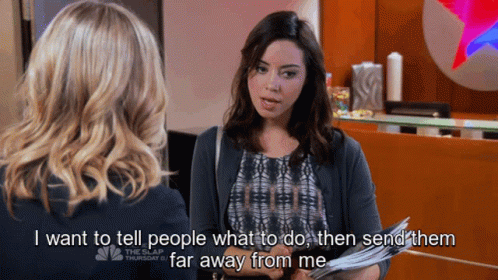 Parks And Rec Aubrey Plaza Talking GIF