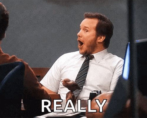 Parks And Rec Chris Pratt Really GIF
