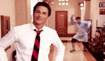 Parks And Rec Christ Pratt Monkey Walk GIF