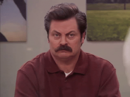 Parks And Rec Nick Offerman Sleepy GIF