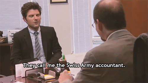 Parks And Recreation Accountant Interview GIF