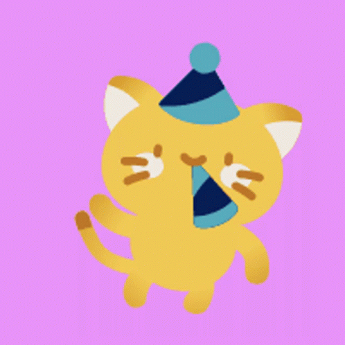 Kitty Party Cat Birthday GIF