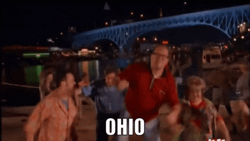 Party Crowd Says Ohio GIF