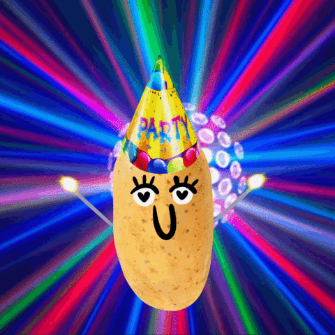 Party Dancing Potato GIF