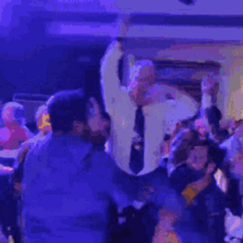 Party Goer Old Man Dancing Club GIF