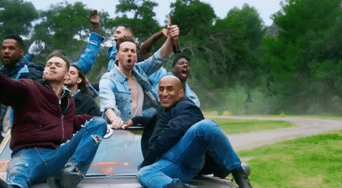 Party On Wayne Crazy Car Ride GIF