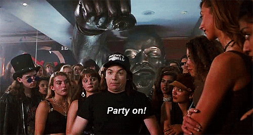 Party On Wayne Music On GIF