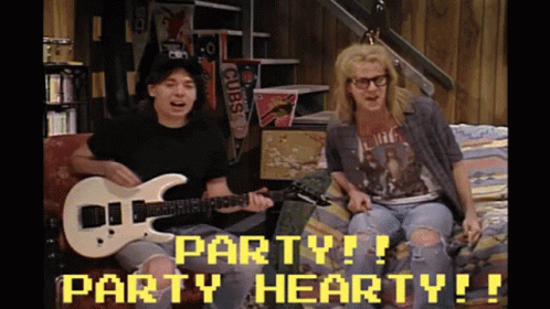 Party On Wayne Party Heart GIF