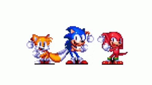 Party Time Friends And Knuckles Dancing GIF