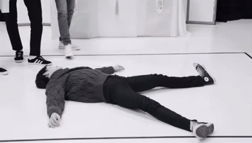 Passed Out Guy Game Over GIF