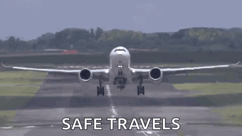 Passenger Jet Taking Off Safe Travels