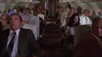 Passengers Panic Attack Turbulence Meme GIF