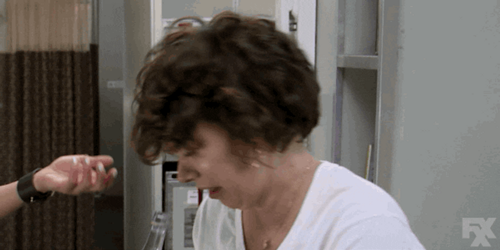 Passing Out Drunk The Waitress GIF