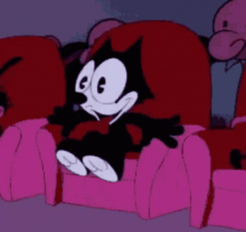 Passing Out Felix The Cat GIF