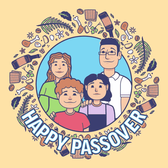 Passover Family Greeting GIF