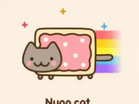Pastel Color Poptart Cat GIF