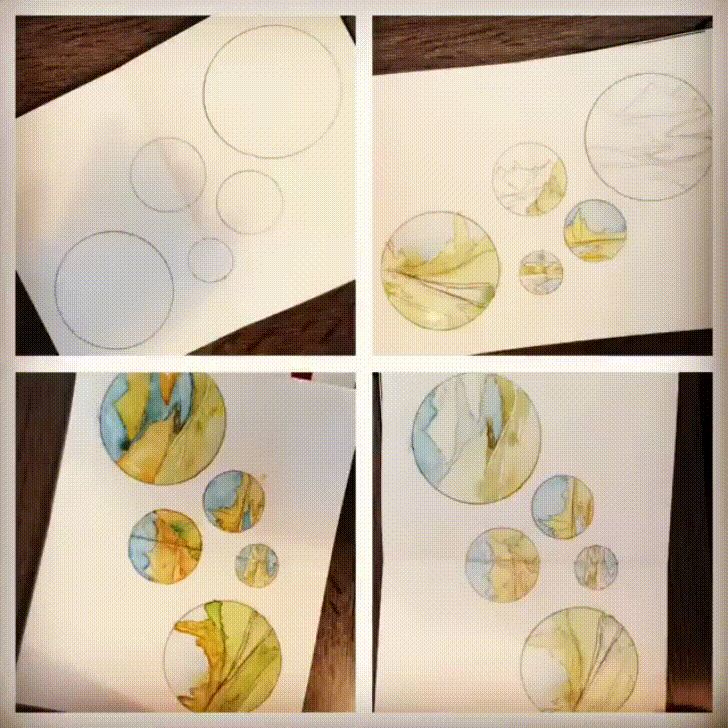 Pastel Nature Art GIF