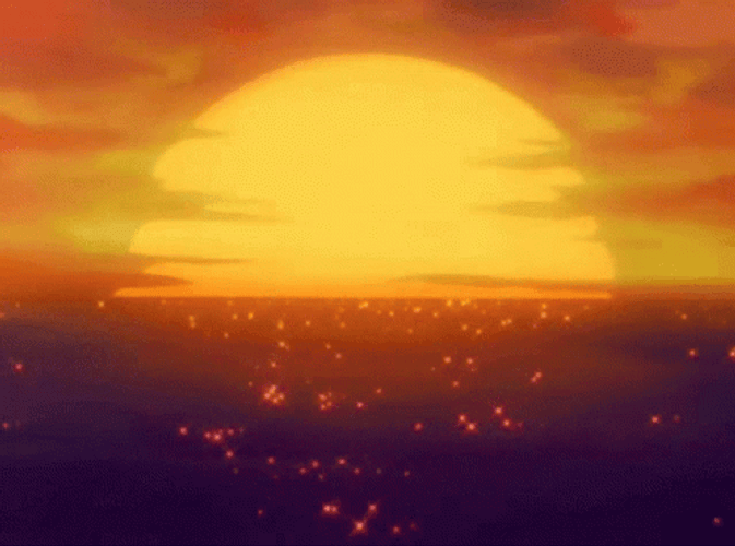 Pastel Orange Aesthetic Gorgeous Sunset GIF