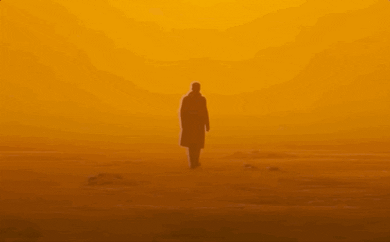 Pastel Orange Apocalypse Walk Aesthetic GIF