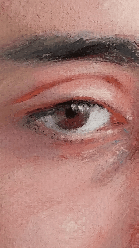 Pastel Portrait Art GIF