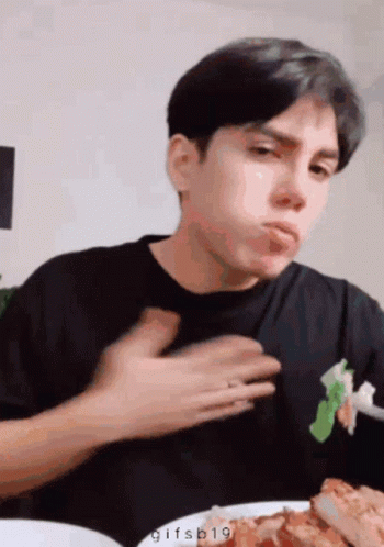 Pat Myself On The Back Eating A Lot GIF