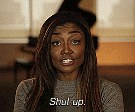 Patina Miller Shut Up Baby I Know It GIF