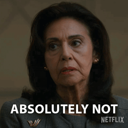 Patricia Mauceri Strict Absolutely Not GIF