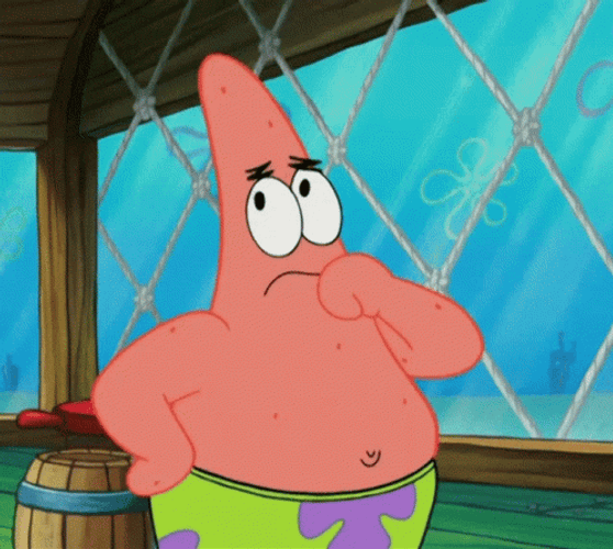 Patrick Air Quotes GIF