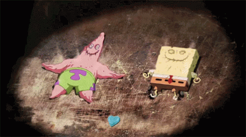 Patrick And Spongebob Dry Heat GIF