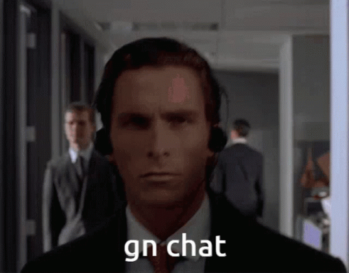 Patrick Bateman Walking Backwards GIF