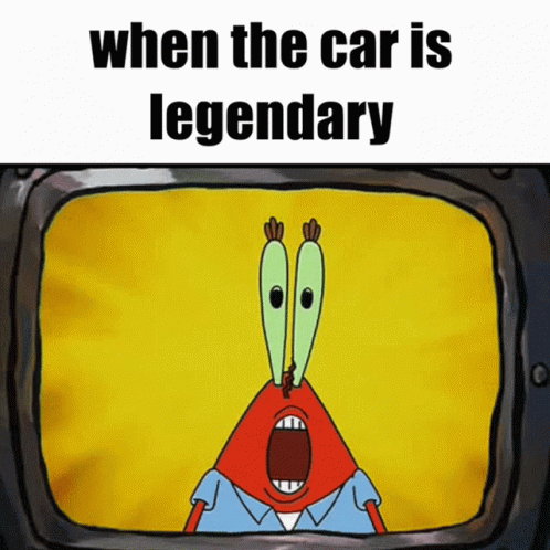 Patrick Car Is Legendary GIF