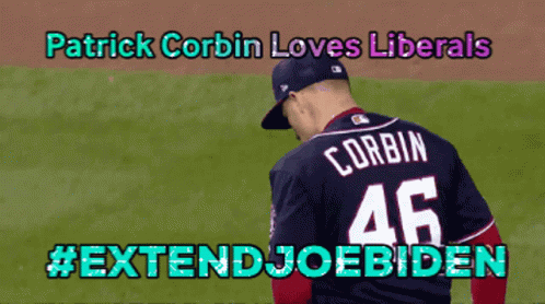 Patrick Corbin Jersey Loves Liberals #extendjoebiden