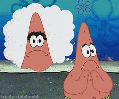 Patrick Dreaming Of Long Eyelashes GIF