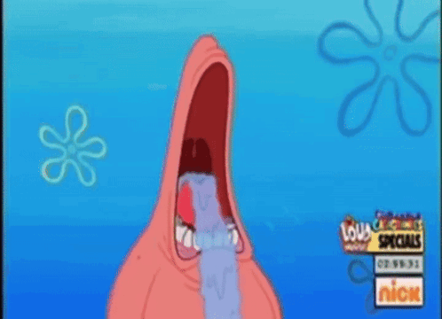 Patrick from SpongeBob Crying