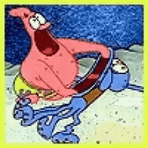 Patrick Giving Mouth To Mouth Cpr GIF