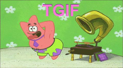 Patrick Grooving Tgif Meme GIF
