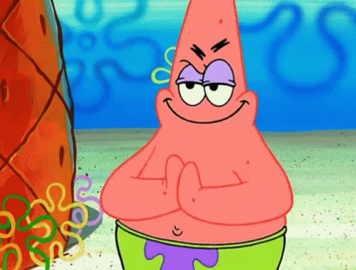 Patrick Is Scheming GIF