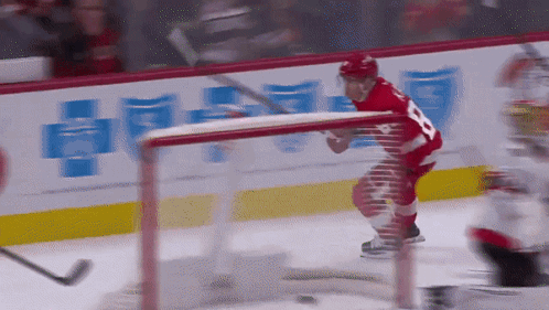 Patrick Kane Come Closer To Fans Cheering GIF