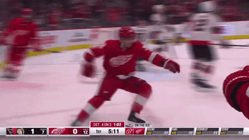 Patrick Kane Detroit Red Wings Team GIF