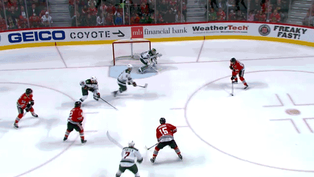 Patrick Kane Fast Move Scored GIF