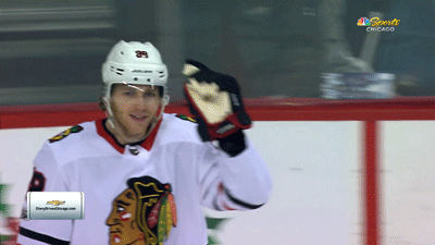 Patrick Kane Finger Pointing GIF